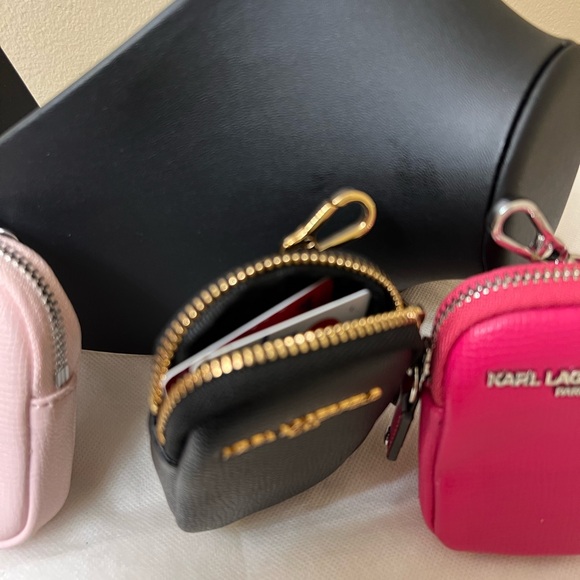 Karl Lagerfeld Chose 1 Cardholder/ Bagcharm/ Keychain New - Picture 8 of 11